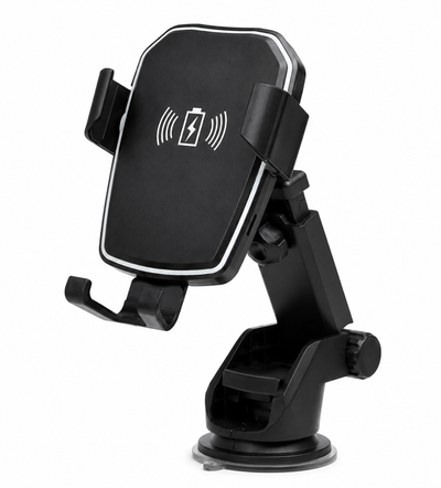 10W Qi Wireless Fast Charging Car Mount — Universal Dashboard & Windshield Holder