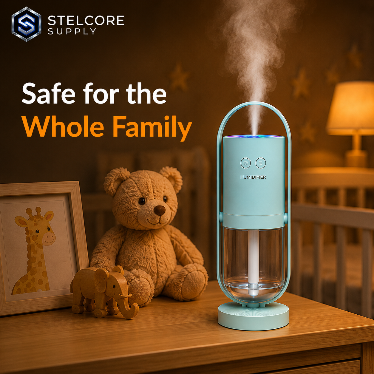 Magic Shadow USB Humidifier — Projection Night Light & Mist Maker